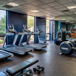 Fitness facility available at Houston Marriott South At Hobby Airport.