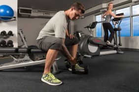 Well equipped fitness center at Hotel Clique Calgary Airport.