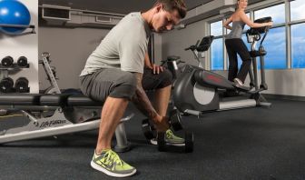 Well equipped fitness center at Hotel Clique Calgary Airport.