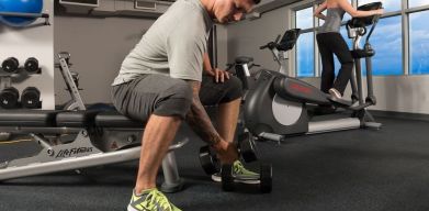 Well equipped fitness center at Hotel Clique Calgary Airport.