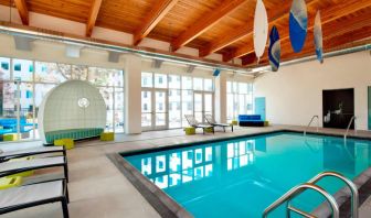 Refreshing indoor pool at Aloft SFO.