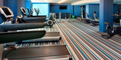 Fitness facility available at Aloft SFO.