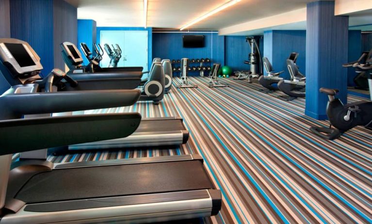 Fitness facility available at Aloft SFO.