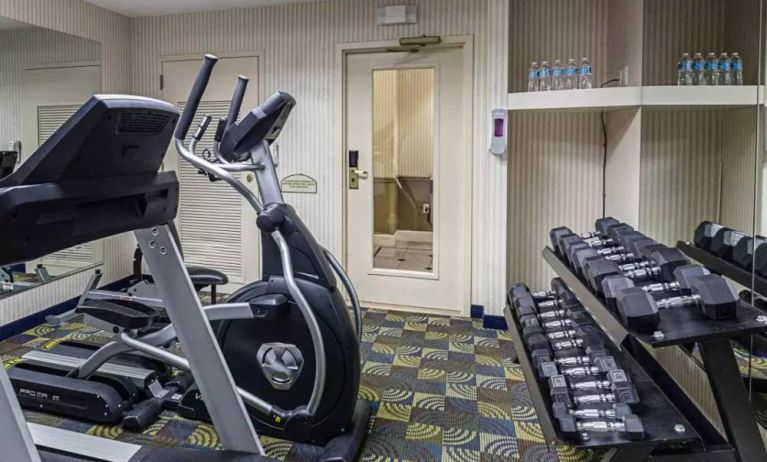 Fitness center at Comfort Inn Southwest At Westpark.