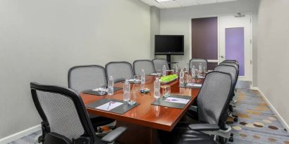 Meeting room at Hyatt Place San Jose Downtown.