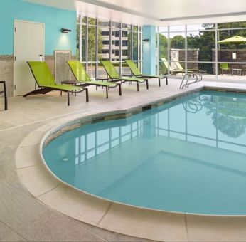 Stunning indoor pool at SpringHill Suites Atlanta Northwest.