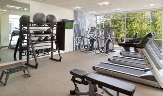 Well equipped fitness center at SpringHill Suites Atlanta Northwest.