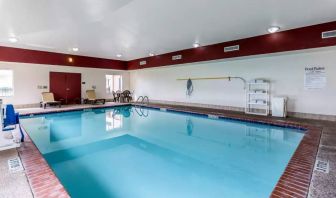 Refreshing indoor pool at Sleep Inn & Suites Stafford - Sugar Land.