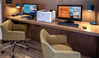 Business center with PC and internet at Hampton Inn Vallejo.