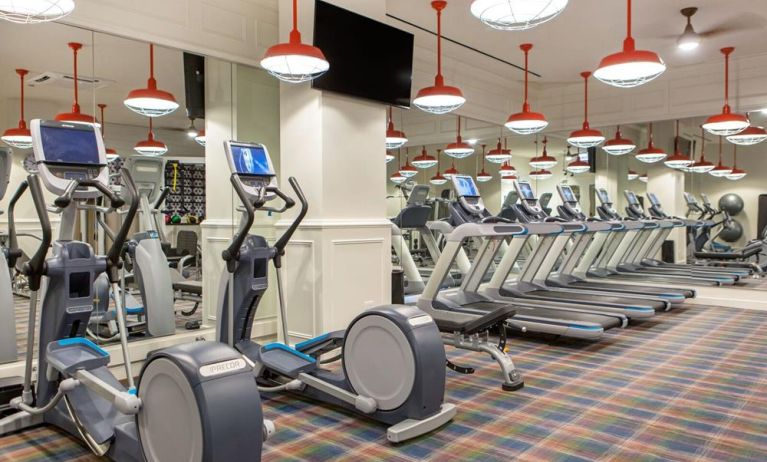 Well equipped fitness center at The Chicago Hotel Collection - Magnificent Mile.