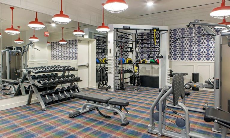 Well equipped fitness center at The Chicago Hotel Collection - Magnificent Mile.