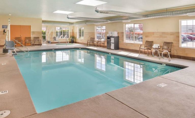 Refreshing indoor pool at Best Western Plus Mountain View Auburn Inn.