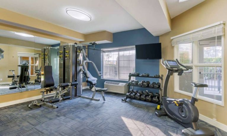 Fitness center available at Best Western Plus Mountain View Auburn Inn.