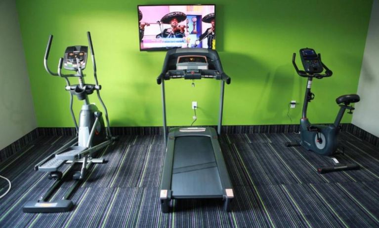 Fitness center available at Home Inn & Suites.