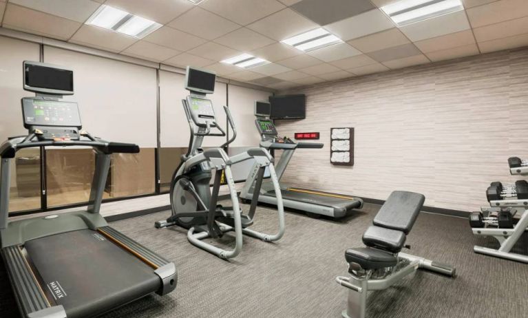 Fitness center available at Courtyard By Marriott Sarasota Bradenton Airport.