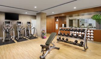 Fitness center available at AC Hotel New York Times Square.