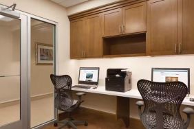 Dedicated business center with PC and printer at Hilton Garden Inn Boston Logan Airport.