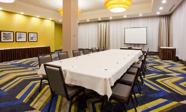 Professional meeting room at The Hollis Halifax - A DoubleTree Suites By Hilton.