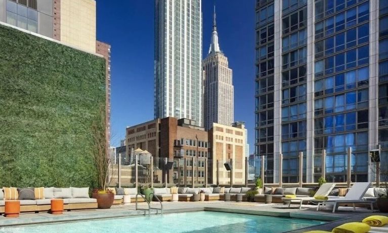 Stunning outdoor pool at Royalton Park Avenue.