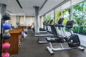 Well equipped fitness center at The Altair Hotel Bay Harbor.