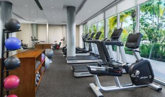 Well equipped fitness center at The Altair Hotel Bay Harbor.