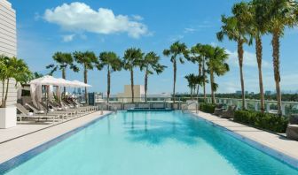 Stunning outdoor pool at The Altair Hotel Bay Harbor.