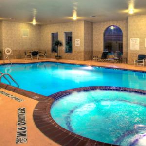 Refreshing indoor pool at Holiday Inn Express Granbury.