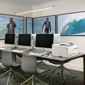 Dedicated business center with PC, printer, and internet at Stanford Court San Francisco.