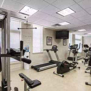 Fitness center available at Liberty Hotel Cleburne, An Ascend Hotel Collection Member.