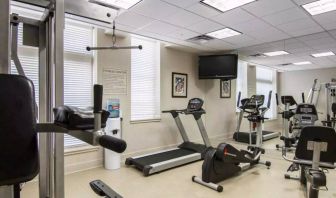 Fitness center available at Liberty Hotel Cleburne, An Ascend Hotel Collection Member.