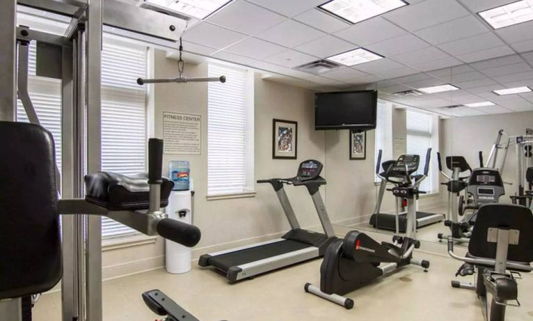 Fitness center available at Liberty Hotel Cleburne, An Ascend Hotel Collection Member.