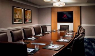 Professional meeting room at Boston Marriott Newton.