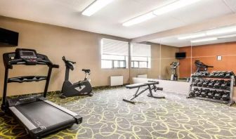 Well equipped fitness center with treadmills at Comfort Inn & Suites Barrie.