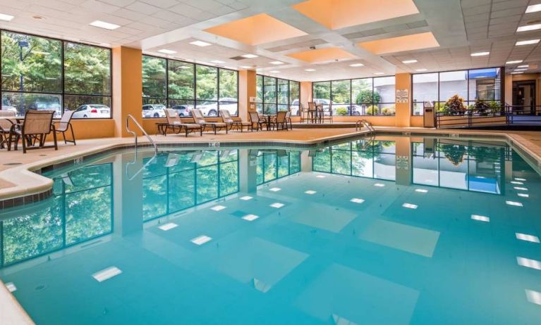 Refreshing indoor pool at Best Western Plus BWI Airport Arundel Mills.
