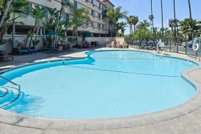 Stunning outdoor pool with pool chairs at Best Western San Diego Zoo/SeaWorld Inn & Suites.