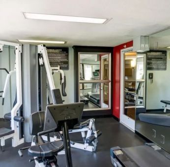 Well equipped fitness center at Best Western San Diego Zoo/SeaWorld Inn & Suites.