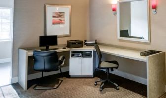 Dedicated business center with PC, internet, and printer at Best Western San Diego Zoo/SeaWorld Inn & Suites.