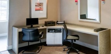 Dedicated business center with PC, internet, and printer at Best Western San Diego Zoo/SeaWorld Inn & Suites.