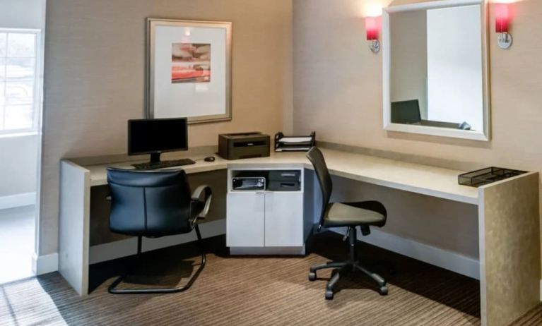 Dedicated business center with PC, internet, and printer at Best Western San Diego Zoo/SeaWorld Inn & Suites.