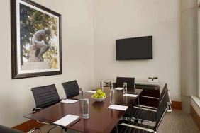 professional and bright-lit meeting room ideal for all business meetings at Homewood Suites by Hilton University City.