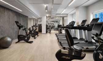 Well equipped fitness center at The Westin Philadelphia.