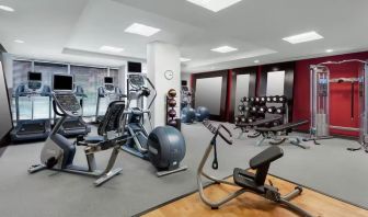 Well equipped fitness center at Hilton Garden Inn Washington DC / Georgetown Area.