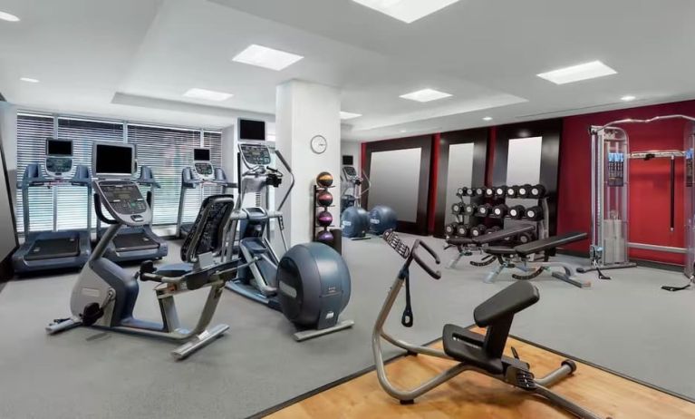 Well equipped fitness center at Hilton Garden Inn Washington DC / Georgetown Area.