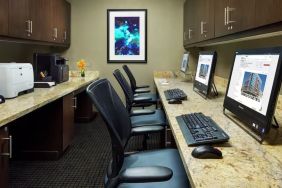 Business center with PC, internet, and printers at Hilton Garden Inn Washington DC / Georgetown Area.