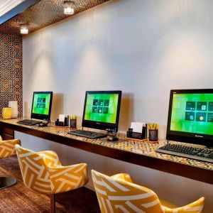 Business center with PC, internet, and printers at Courtyard San Diego Downtown.