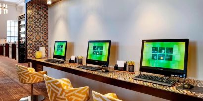 Business center with PC, internet, and printers at Courtyard San Diego Downtown.