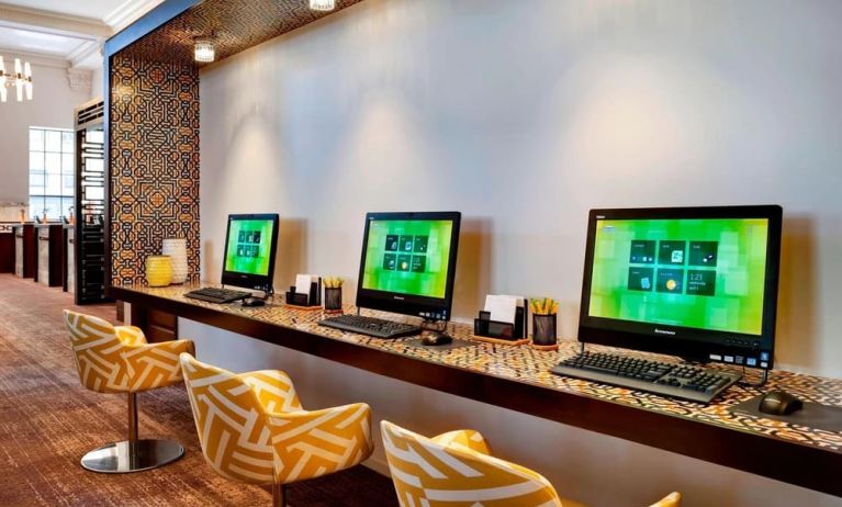 Business center with PC, internet, and printers at Courtyard San Diego Downtown.