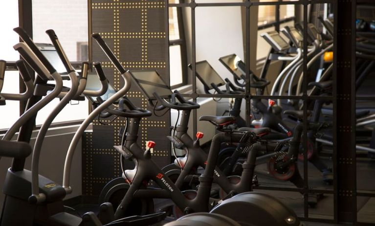 Well equipped fitness center at St Gregory Hotel.