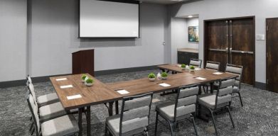 Professional meeting room at Courtyard By Marriott Houston Heights/I-10.