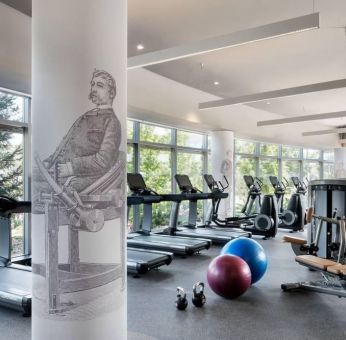 Well equipped fitness center at Hotel Nia, Autograph Collection.